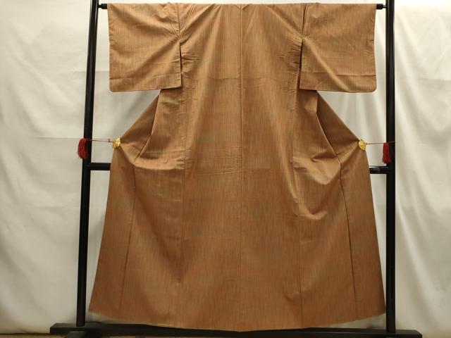 平和屋着物■上質な紬 間道 正絹 逸品 AABH6359sx