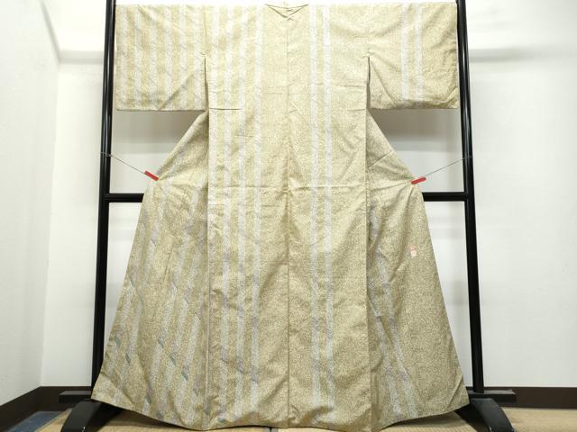 平和屋着物●現代の名工　京友禅 村田道宣　石川県指定無形文化財　牛首紬　白山工房　手織り　訪問着　吉祥文　正絹　逸品　CAAT7158vf