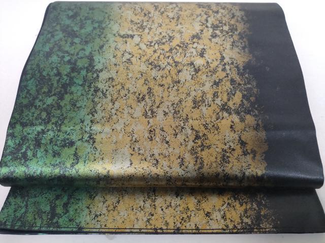 平和屋着物◎六通柄袋帯 霞文 引箔 正絹 逸品 DAAH3970ar