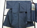 平和屋着物■男性 紬 アンサンブル 亀甲柄 逸品 DAAG1558mz