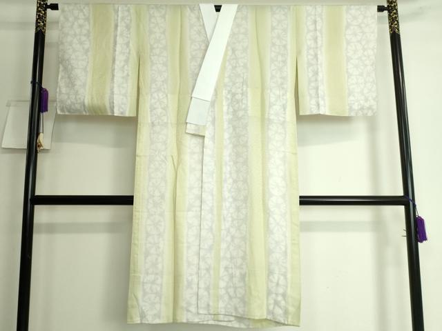 平和屋本店■上質な長襦袢　無双仕立て　作家物　ゆめしぼり　間道　逸品　DZAA6480kh5