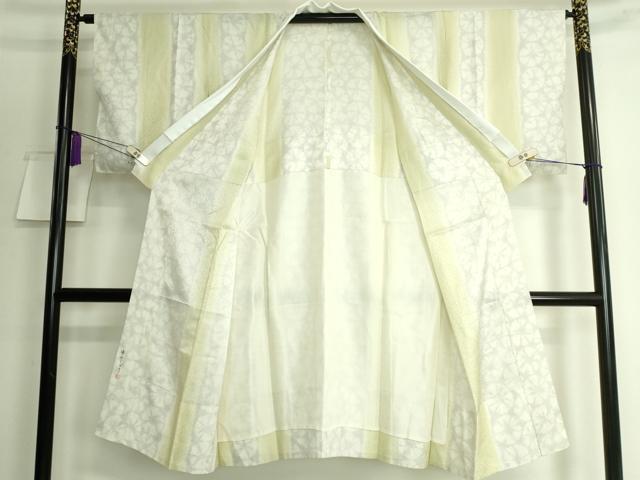 平和屋本店■上質な長襦袢　無双仕立て　作家物　ゆめしぼり　間道　逸品　DZAA6480kh5