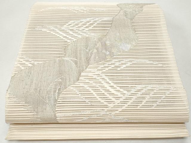 Rakuten - 平和屋着物＊夏物　八寸名古屋帯　絽綴れ　立波文　金銀糸　正絹　逸品　CAAW5593fb