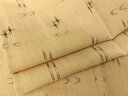 平和屋着物*夏物 紗紬 琉球絣文様 正絹 逸品 AABA2483np
