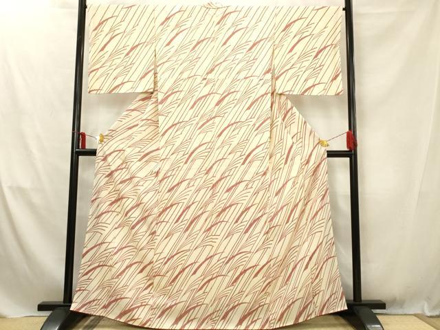 平和屋着物■上質な小紋　薄文　正絹　逸品　AABD1462ma