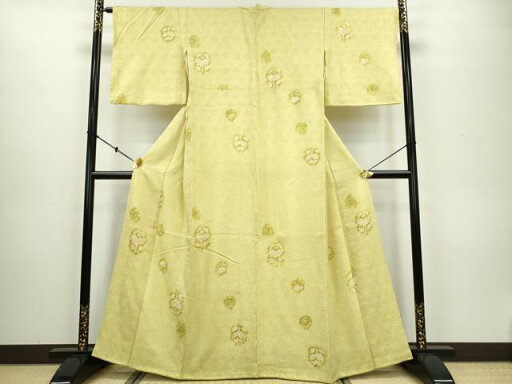 平和屋着物■上質な小紋 総絞り 舞花文 正絹 逸品 DAAJ2258ud 平和屋着物■上質な小紋 総絞り 舞花文 正絹 逸品 DAAJ2258ud