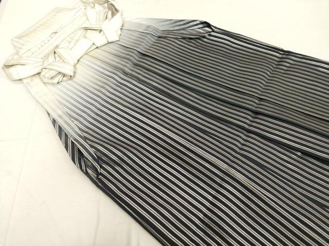 平和屋着物■男性　行灯袴　間道　暈し染め　正絹　逸品　DABA5271cd