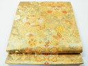平和屋着物◎六通柄袋帯 正倉院向かい鳥花蝶文 金銀糸 逸品 CAAD1872in