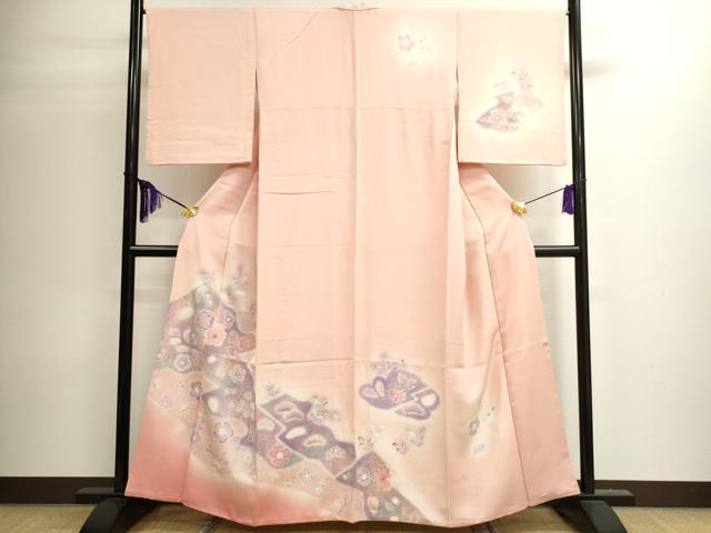 平和屋着物■訪問着 辻が花 暈し染め 金銀彩 正絹 逸品 CAAI4294ze