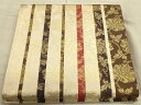 平和屋着物◎六通柄袋帯 草花文 三越扱い 正絹 逸品 CAAT5195ft