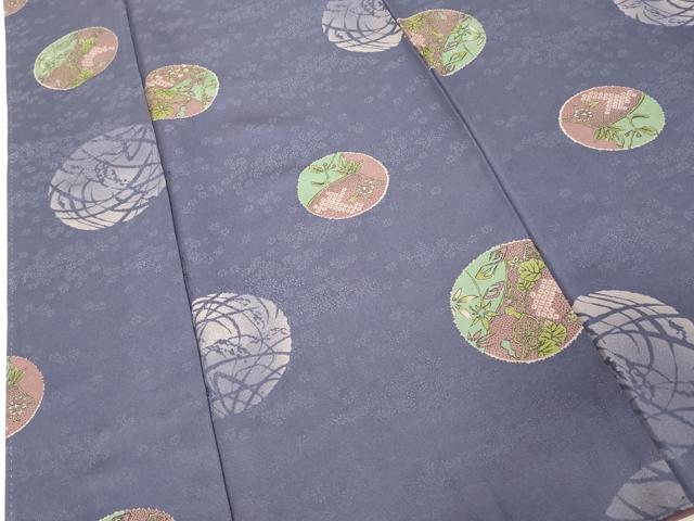 平和屋着物■上質な小紋 花丸文 暈し染め 正絹 逸品 DABB2010cd