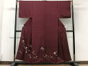 平和屋着物■豪華色留袖 駒刺繍 絞り 貝花文 金糸 正絹 逸品 CAAT2739xi