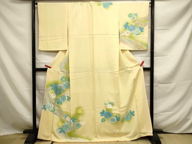 平和屋着物■訪問着 草花 暈し染め 金彩 正絹 逸品 DAAQ0153op
