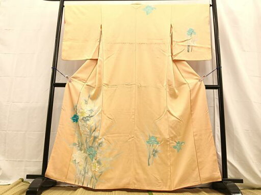 平和屋着物■訪問着 手描き 草花文 正絹 逸品 BAAQ6941by 平和屋着物■訪問着 手描き 草花文 正絹 逸品 BAAQ6941by