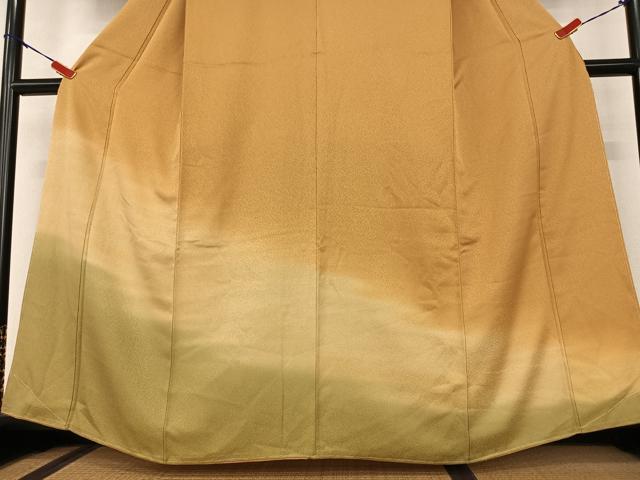 平和屋着物●訪問着　霞文　鮫小紋柄　暈し染め　正絹　逸品　未使用　AAAX0652zg