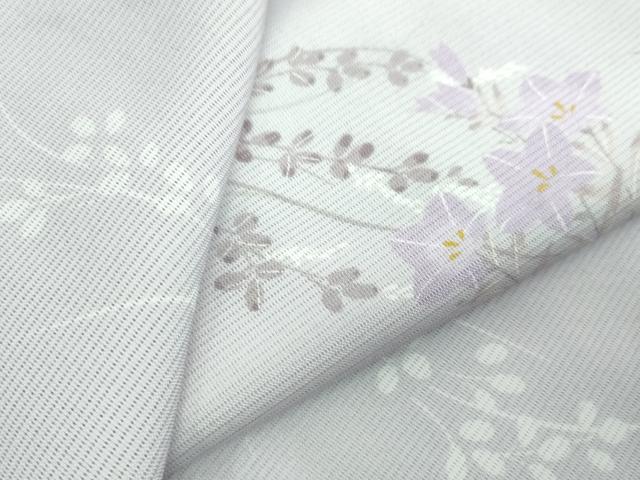 Summer Wear - 平和屋着物＊夏物　小紋　絽　萩　桔梗　洗える着物　DAAW0595op