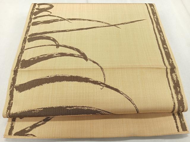 平和屋着物◎六通柄袋帯　吉祥文　正絹　逸品　未使用　CAAR1830nb