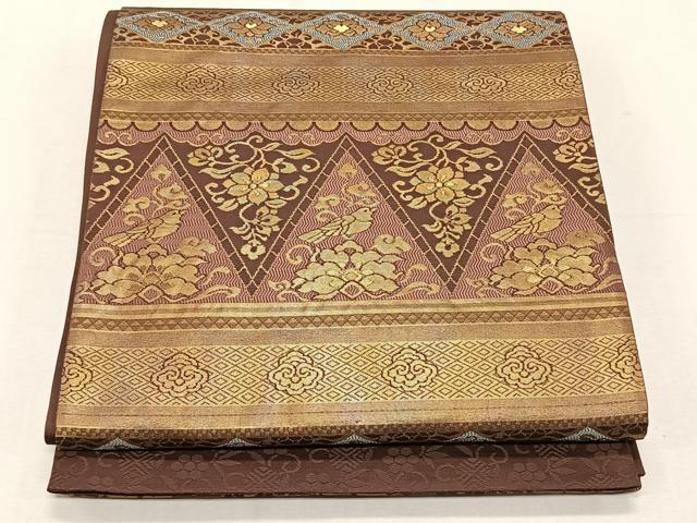 ♦️逸品　名物裂唐草金蘭横段　二重太鼓の作り帯 楽天市場】名物裂（帯｜和服）：レディースファッションの通販