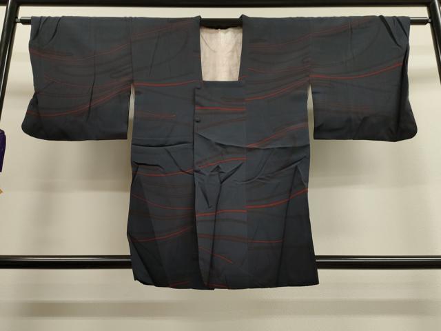 平和屋着物■道行コート 吉祥文 正絹 逸品 CAAL4121dy