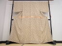 平和屋着物■付下げ 草花文 正絹 逸品 AAAE1267Aja
