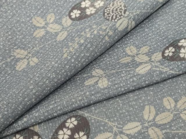 Uramono - 平和屋着物＊夏物　小紋　絽　萩文　洗える着物　AABB6703jd
