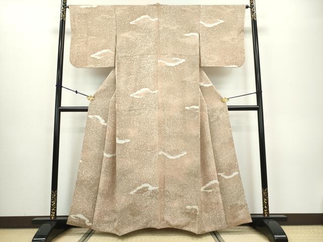 平和屋着物■上質な小紋 雲霞文 正絹 逸品 DAAJ2251ud