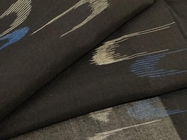 Summer Wear - 平和屋着物＊夏物　紗紬　絣文　正絹　逸品　AABB2488jd