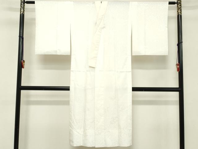 平和屋着物■長襦袢　無双仕立て　紗綾形花地紋　洗える着物　DABC4662cd