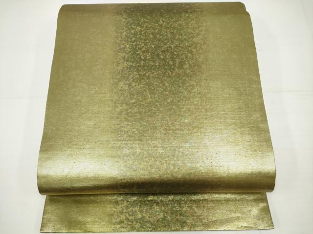 平和屋着物◎六通柄袋帯　唐織　正倉院花文　銀糸　正絹　逸品　DAAU1597xg