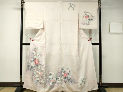 平和屋着物■訪問着 枝花文 暈し染め 正絹 逸品 CAAT1556ev 平和屋着物■訪問着 枝花文 暈し染め 正絹 逸品 CAAT1556ev