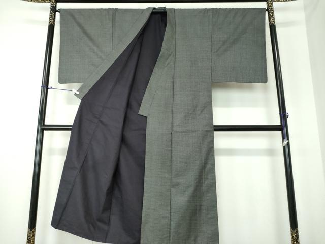 平和屋着物●男性　本場大島紬　アンサンブル　長羽織　100亀甲　総詰め　正絹　逸品　DAAU5296ps