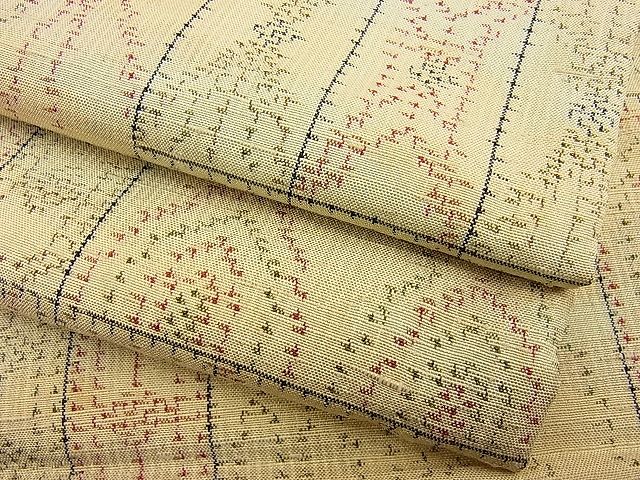妇女和服 - 平和屋着物■上質な紬 吉祥文 逸品 n-ip0066