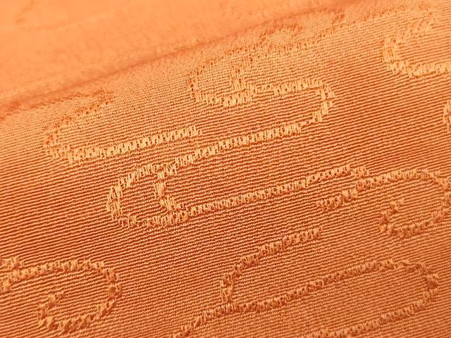 平和屋着物■上質な色無地　流水地紋　黄櫨染色　正絹　逸品　未使用　DABA6618op