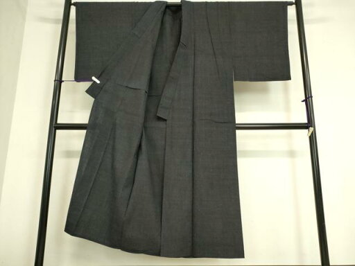 平和屋着物▽男性 結城紬 単衣 80亀甲 総詰 正絹 逸品 DAAT9669az