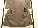 平和屋着物■男性 本場大島紬 亀甲柄 正絹 逸品 AAAO9834fy