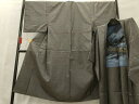 平和屋着物■男性 本場大島紬 100亀甲 総詰め アンサンブル 正絹 逸品 AAAP6692cg