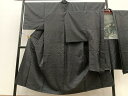 平和屋着物■男性 本場大島紬 アンサンブル 格子柄 正絹 逸品 BAAN8424ow