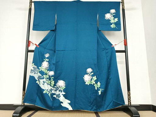 平和屋着物■訪問着 菊 正絹 逸品 AAAS6252zg 平和屋着物■訪問着 菊 正絹 逸品 AAAS6252zg