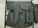 平和屋着物■男性 本場大島紬 アンサンブル 吉祥文 正絹 逸品 CAAN3210ou