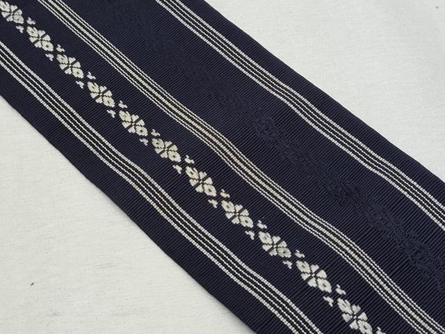 平和屋着物◎男性　本場筑前博多織　角帯　献上　正絹　逸品　CAAZ4752fb