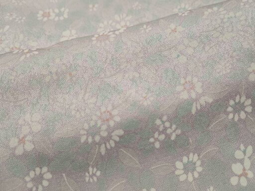 平和屋着物■上質な小紋 草花文 正絹 逸品 未使用 CAAN1843yc 平和屋着物■上質な小紋 草花文 正絹 逸品 未使用 CAAN1843yc