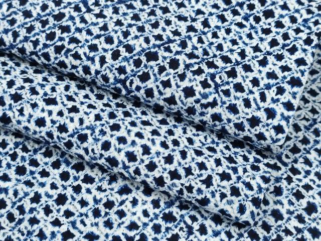 平和屋着物∴夏物　男性　浴衣　有松鳴海絞り　三浦絞り　綿　逸品　CAAY4480ng