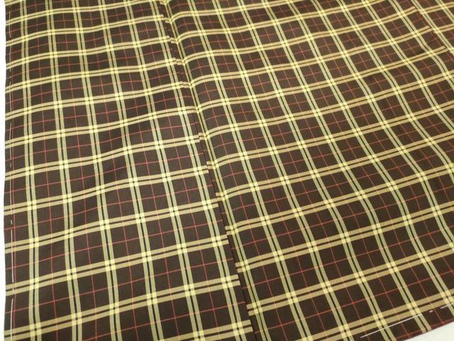 平和屋着物■本場縞大島紬 格子 正絹 逸品 DAAK6289cf