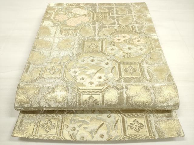 Rakuten - 平和屋着物◎六通柄袋帯　唐織　蜀江花文　金糸　正絹　逸品　DABD3670xg