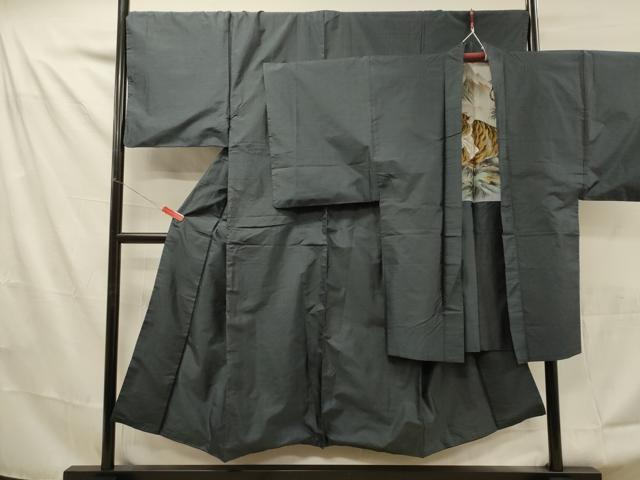 平和屋着物■男性 本場大島紬 アンサンブル 亀甲柄 正絹 逸品 DAAL6452fc