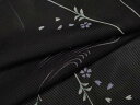 平和屋着物*夏物 小紋 絽 立波枝花文 洗える着物 CAAW3067ut