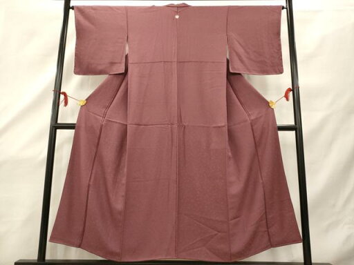 平和屋着物■上質な色無地 花地紋 似せ紫色 正絹 逸品 AAAQ6916cg 平和屋着物■上質な色無地 花地紋 似せ紫色 正絹 逸品 AAAQ6916cg