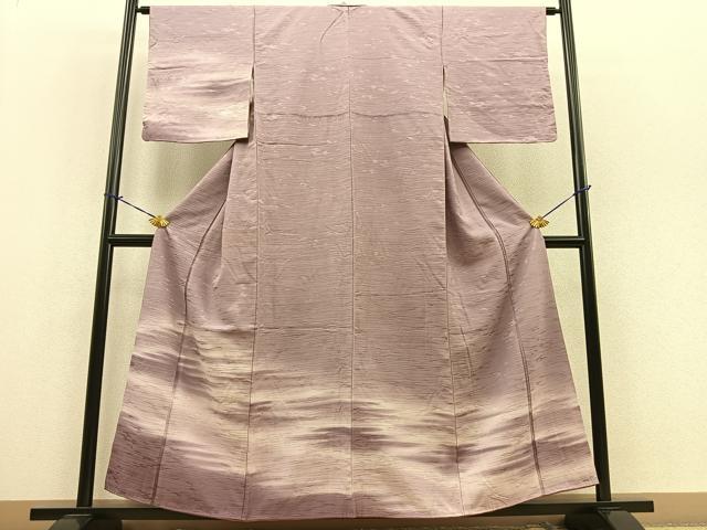平和屋着物■訪問着 霞文 暈し染め 正絹 逸品 BAAM4958ow