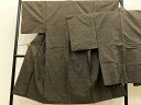 平和屋着物●男性 本場大島紬 アンサンブル 絣文様 正絹 逸品 BAAN6512pk