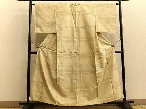 平和屋着物■上質な紬 横段文 正絹 逸品 BAAR5062ui 平和屋着物■上質な紬 横段文 正絹 逸品 BAAR5062ui